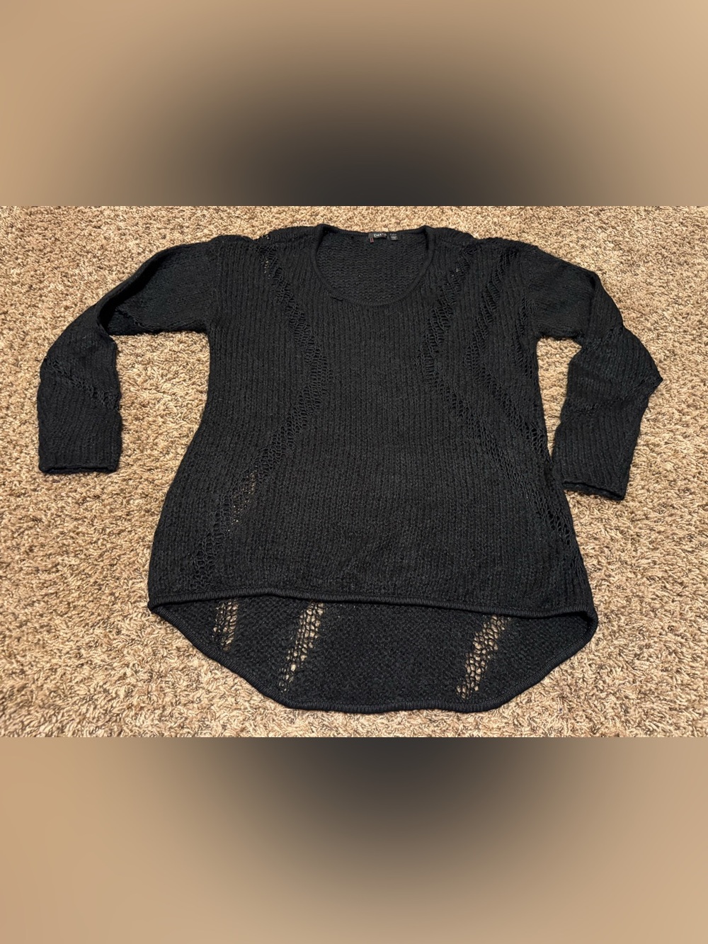 Dex 1963 Black Knit Sweater